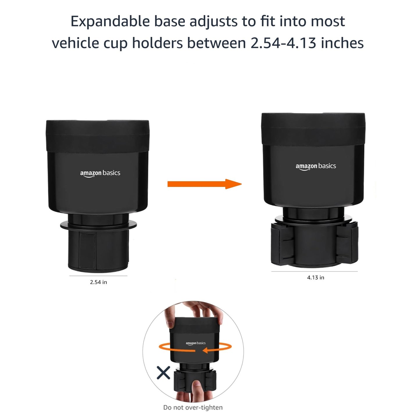 Adjustable Car Cup Holder Expander for Large Bottles