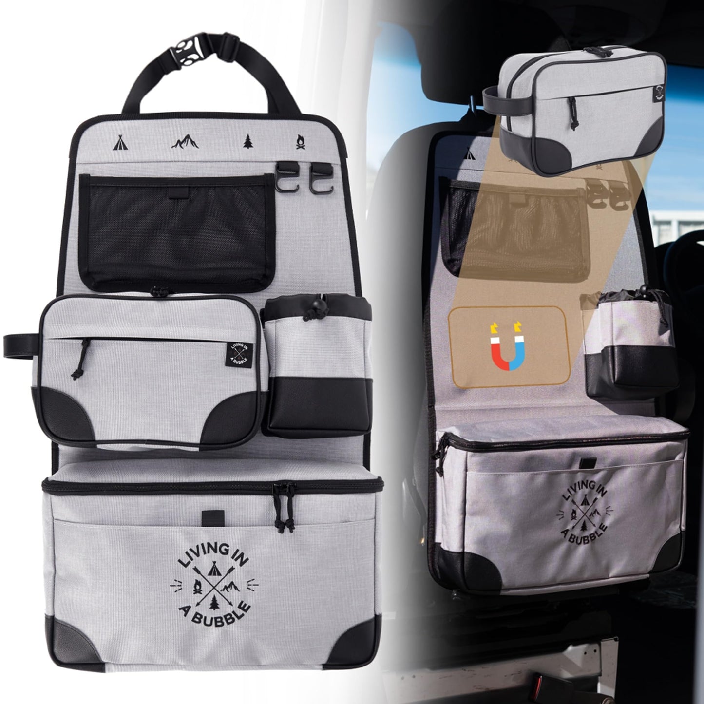 Premium Seat Back Organizer for Cars & Campervans