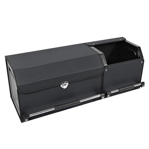 Leather Car Trunk Organizer with Spacious Storage