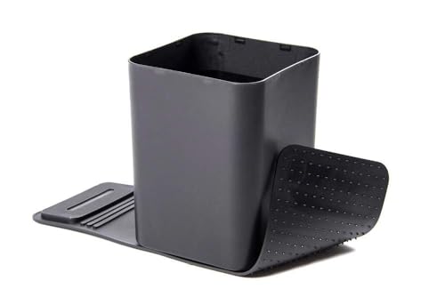Leakproof Compact Car Trash Can with Anti-Slip Base