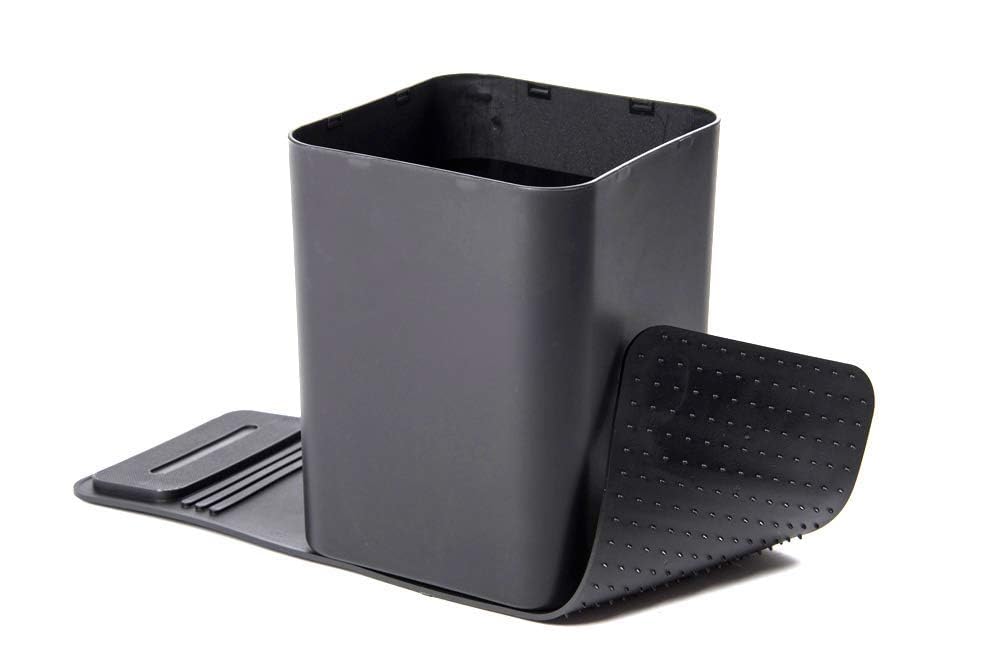 Leakproof Compact Car Trash Can with Anti-Slip Base