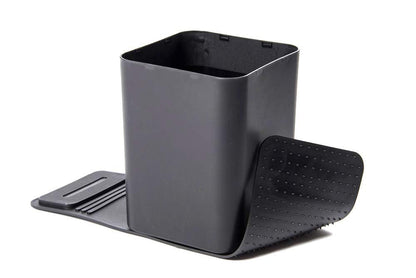 Leakproof Compact Car Trash Can with Anti-Slip Base