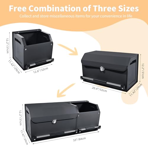 Leather Car Trunk Organizer with Spacious Storage