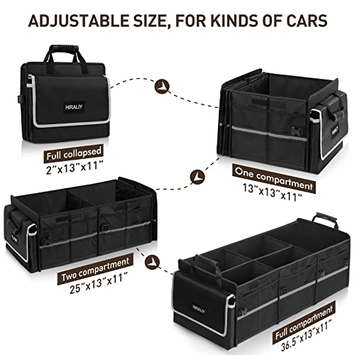 4-in-1 Foldable Trunk Organizer with Leakproof Cooler Bag