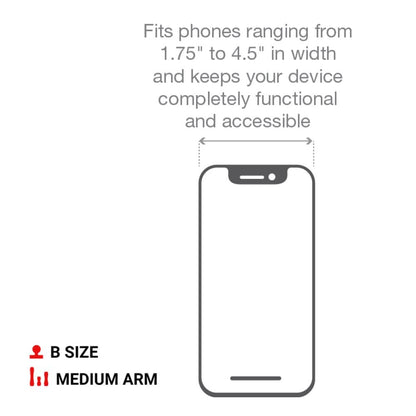 Large X-Grip Phone Mount with Suction Cup Base