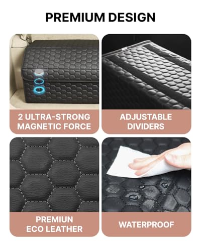 Foldable Car Trunk Organizer with Spacious Storage