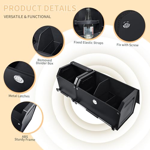 Leather Car Trunk Organizer with Spacious Storage