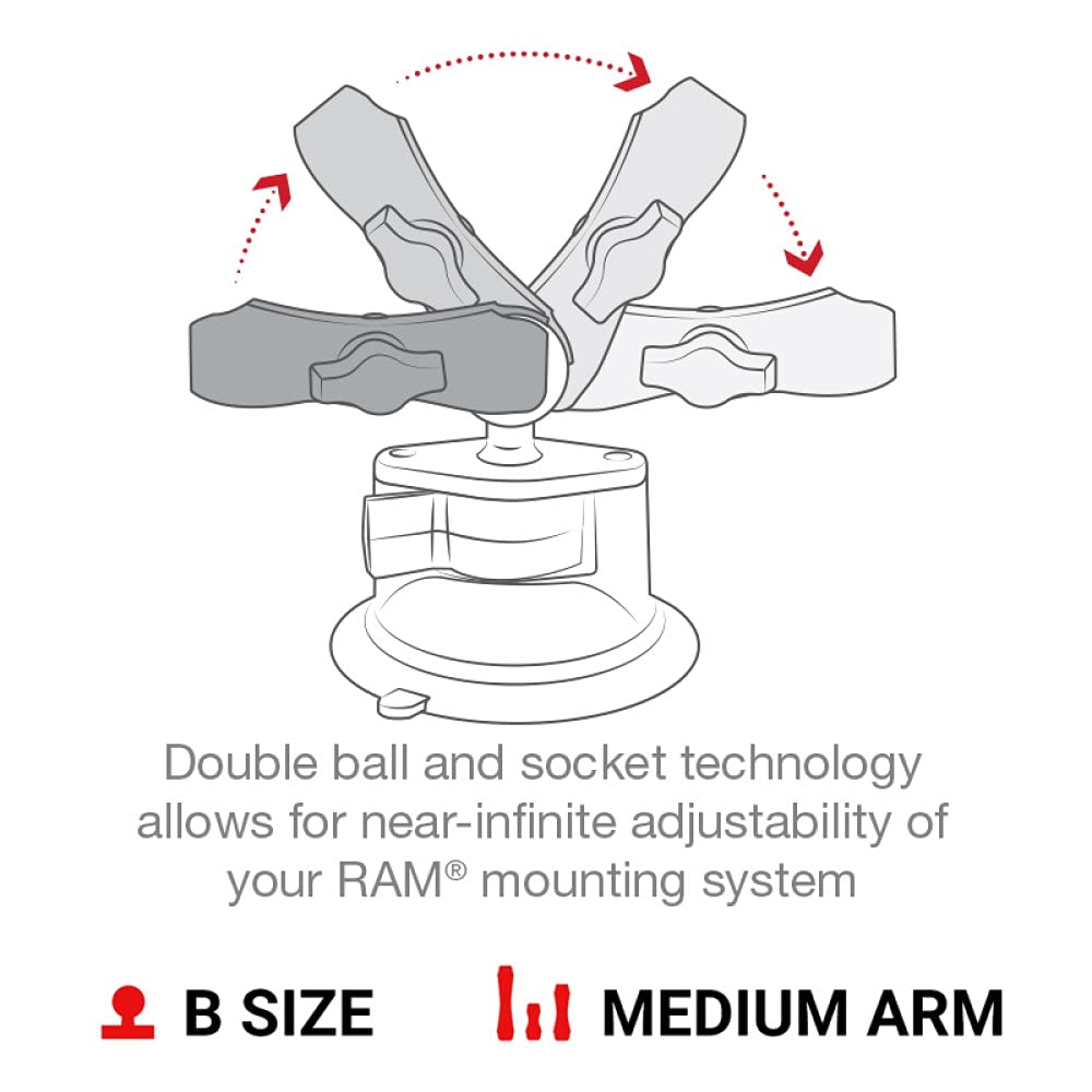 Large X-Grip Phone Mount with Suction Cup Base