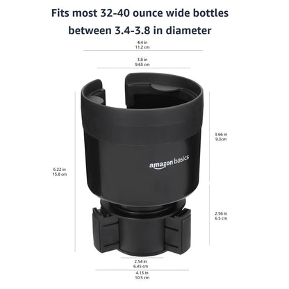 Adjustable Car Cup Holder Expander for Large Bottles