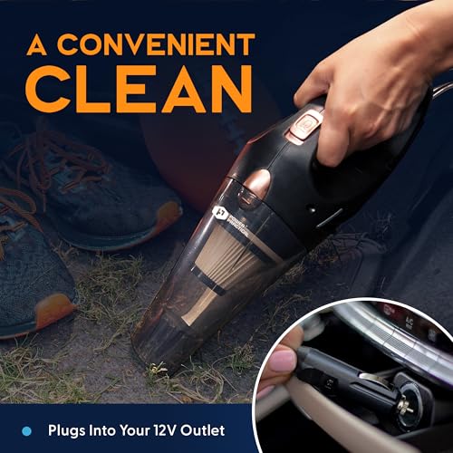Power Practical Handheld Car Vacuum Cleaner with 16Ft Cord