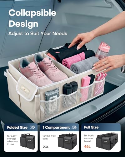 Foldable Car Trunk Organizer for SUVs & Sedans