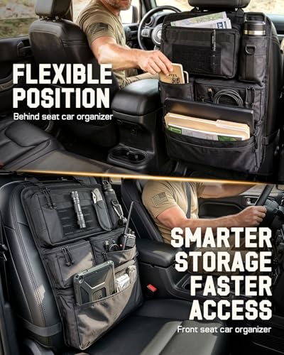 All-in-One Car Seat Back Organizer with Universal Fit