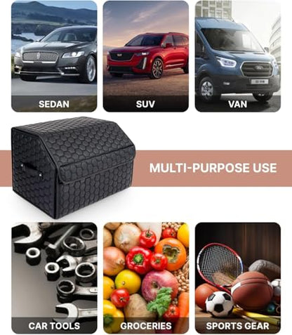 Foldable Car Trunk Organizer with Spacious Storage