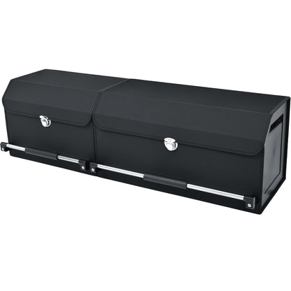 Leather SUV Trunk Organizer with Multi-Compartment Storage