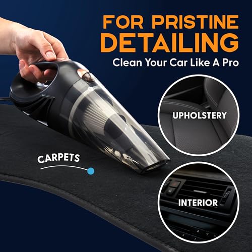 Power Practical Handheld Car Vacuum Cleaner with 16Ft Cord