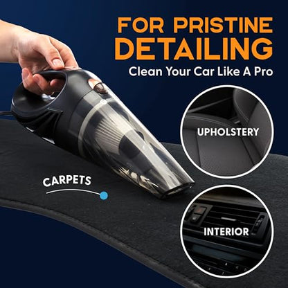 Power Practical Handheld Car Vacuum Cleaner with 16Ft Cord