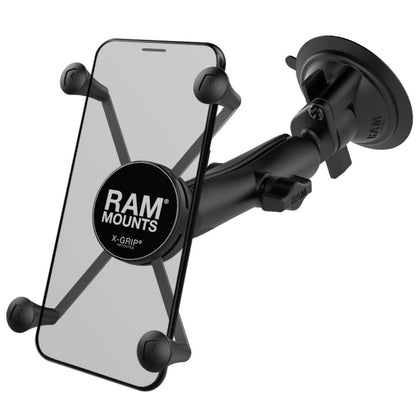 Large X-Grip Phone Mount with Suction Cup Base