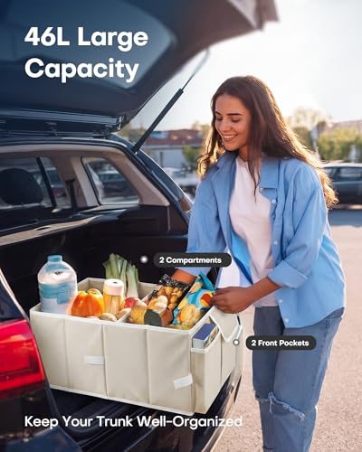Foldable Car Trunk Organizer for SUVs & Sedans