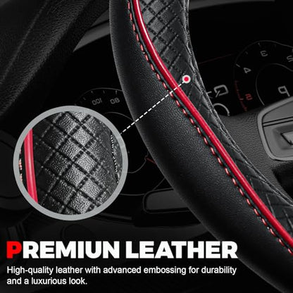 Durable Car Steering Wheel Cover with Comfortable Grip