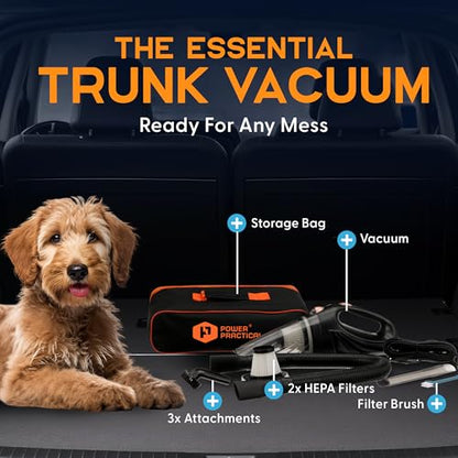 Power Practical Handheld Car Vacuum Cleaner with 16Ft Cord