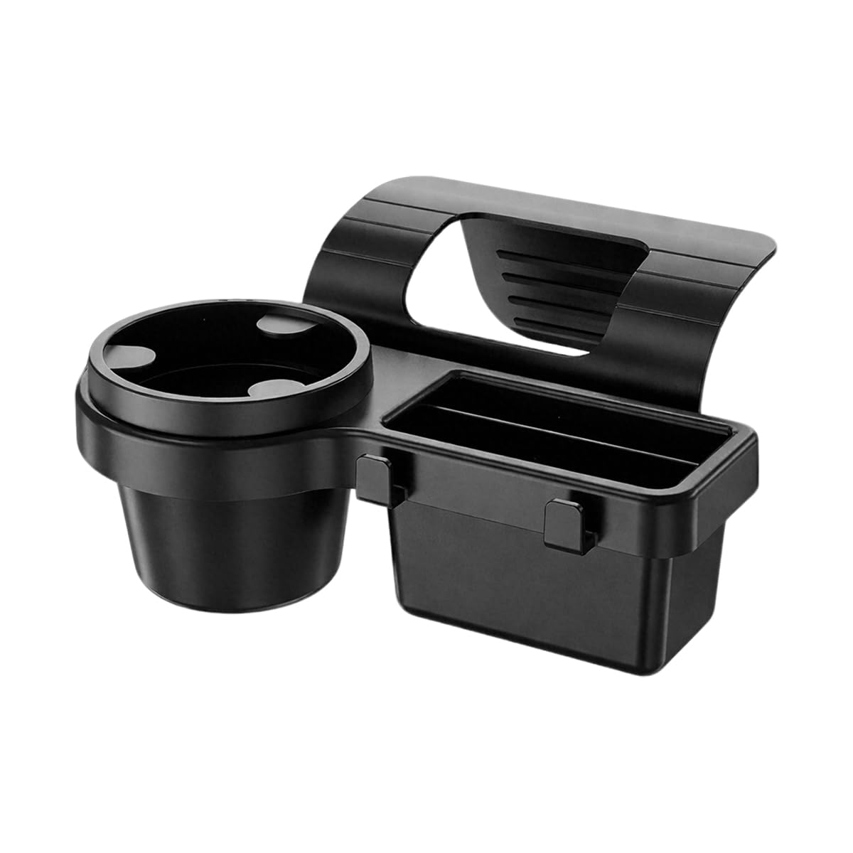 Mandark Car Window Storage Organizer, Multifunctional Vehicle Window Mount Storage Rack with Cup Holder Phone Mount, Automotive Interior Door Side Hanging Organizer, Universal Fit