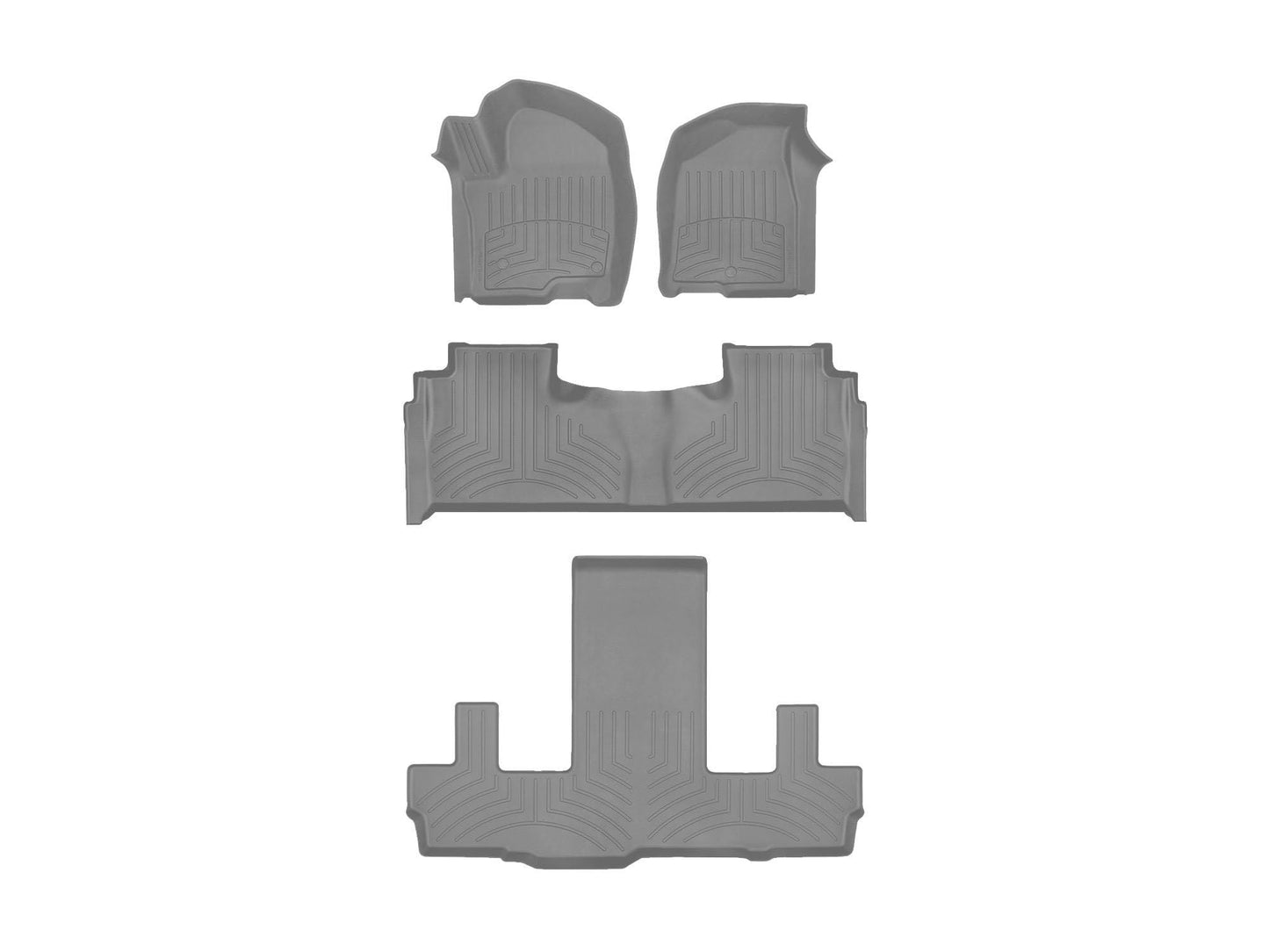 Custom Fit All-Weather Floor Mats Full Set in Cocoa