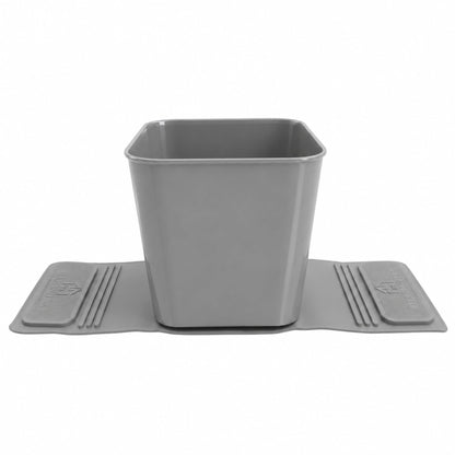 Leakproof Compact Car Trash Can with Anti-Slip Base