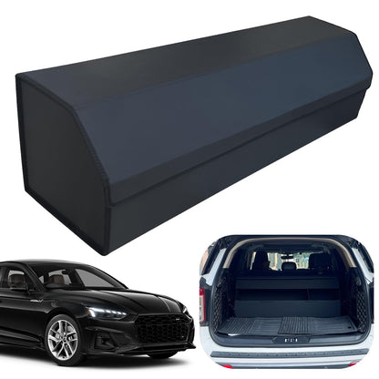 Leather Car Trunk Organizer with Large Storage Capacity