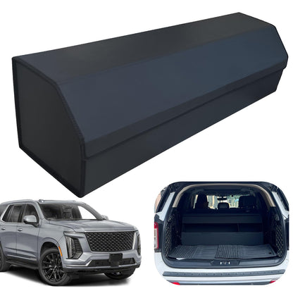 Leather Car Trunk Organizer with Large Storage Capacity