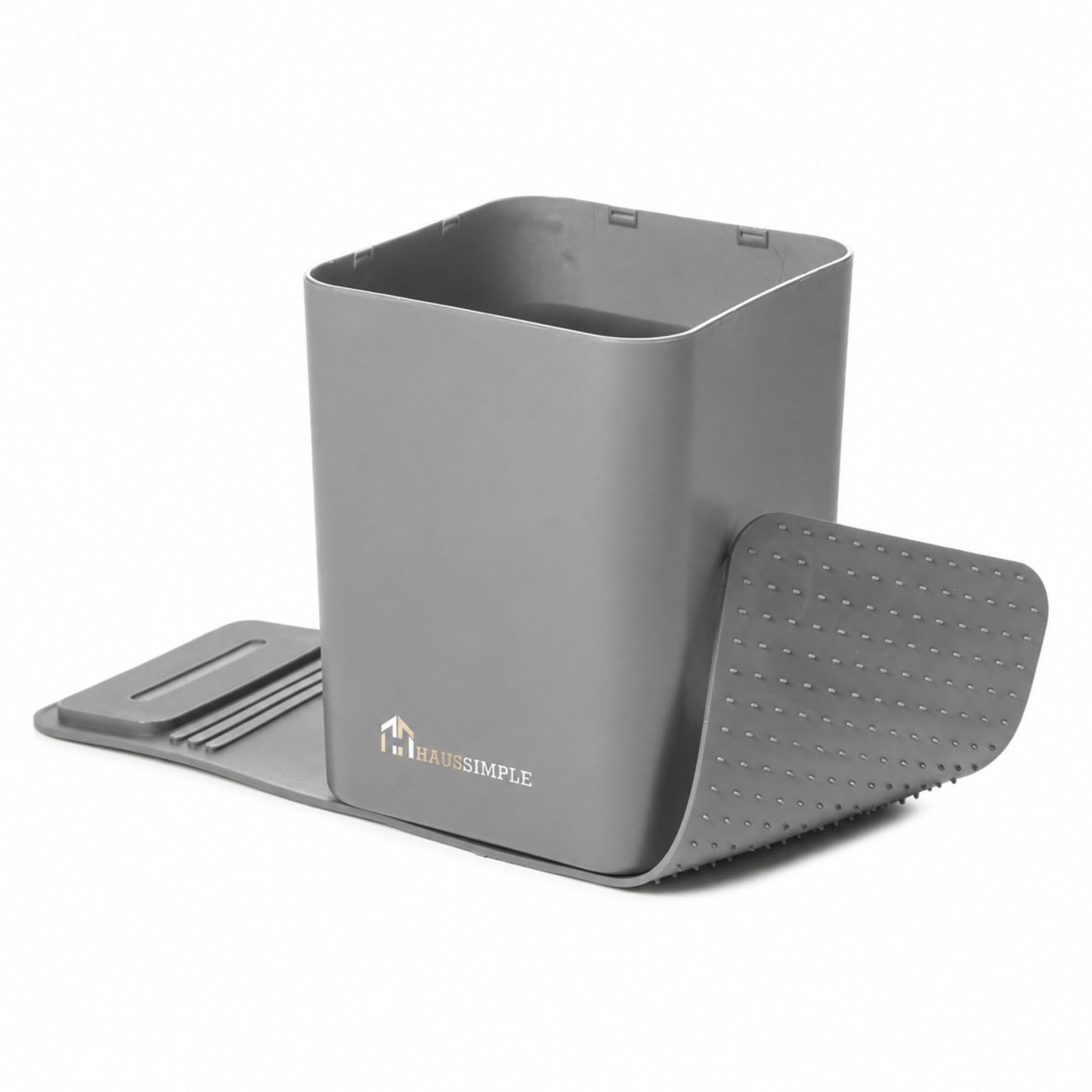 Leakproof Compact Car Trash Can with Anti-Slip Base