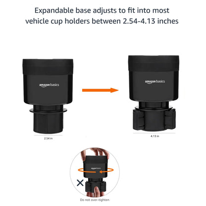 Adjustable Car Cup Holder Expander for Large Bottles