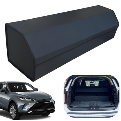 Leather Car Trunk Organizer with Large Storage Capacity