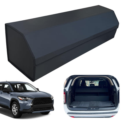 Leather Car Trunk Organizer with Large Storage Capacity