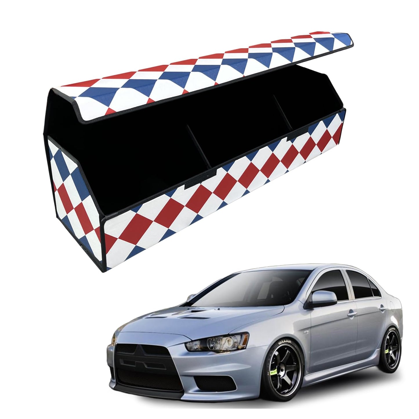 Leather Car Trunk Organizer with Large Storage Capacity
