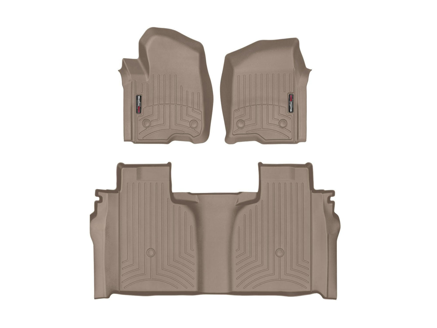 All-Weather Floor Liners for Crew Cab Trucks Full Set