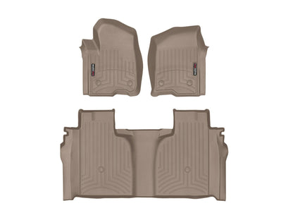 All-Weather Floor Liners for Crew Cab Trucks Full Set