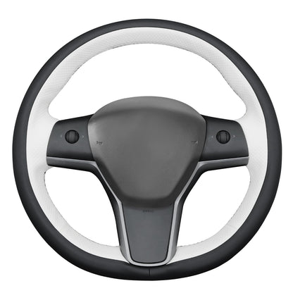 Hand-Stitched Suede Steering Wheel Cover Wrap