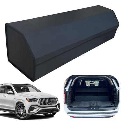 Leather Car Trunk Organizer with Large Storage Capacity