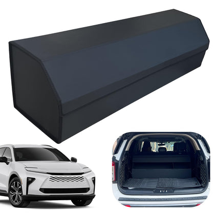 Leather Car Trunk Organizer with Large Storage Capacity