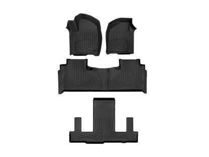Custom Fit All-Weather Floor Mats Full Set in Cocoa