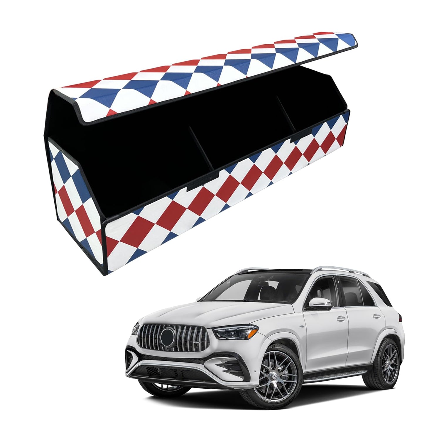 Leather Car Trunk Organizer with Large Storage Capacity