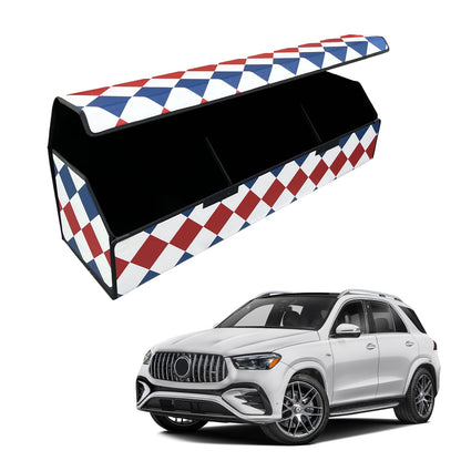 Leather Car Trunk Organizer with Large Storage Capacity