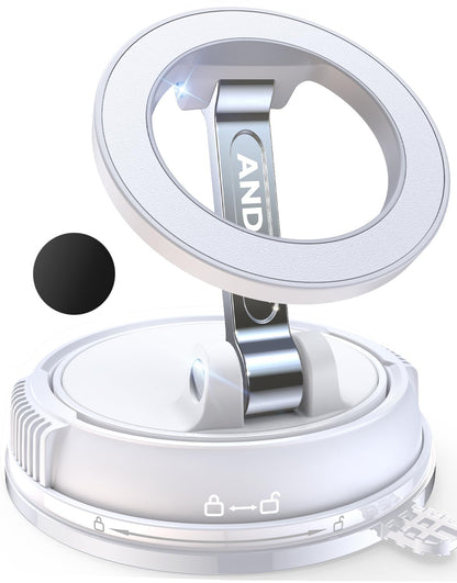 Magnetic Car Phone Mount with Strong Suction Base