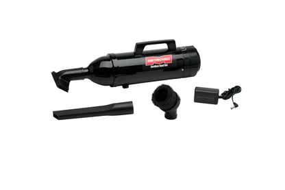 Cordless Handheld Car Vacuum in Black & Stainless Steel