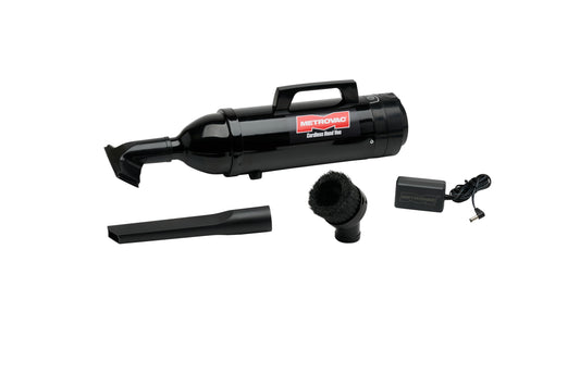 METROVAC Cordless Hand Vac Black & Stainless Steel Vacuum - Variation