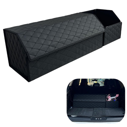 Leather Car Trunk Organizer with Large Storage Capacity