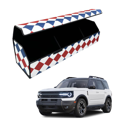 Leather Car Trunk Organizer with Large Storage Capacity