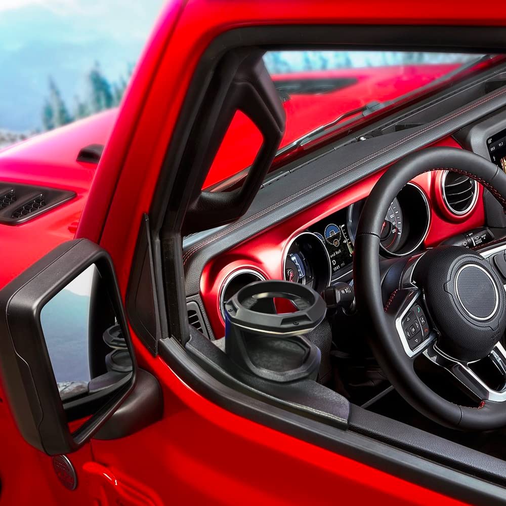 Left-Side Car Cup Holder with Secure Custom Fit