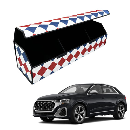 Leather Car Trunk Organizer with Large Storage Capacity
