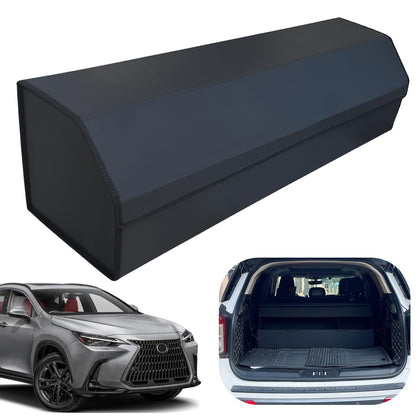Leather Car Trunk Organizer with Large Storage Capacity